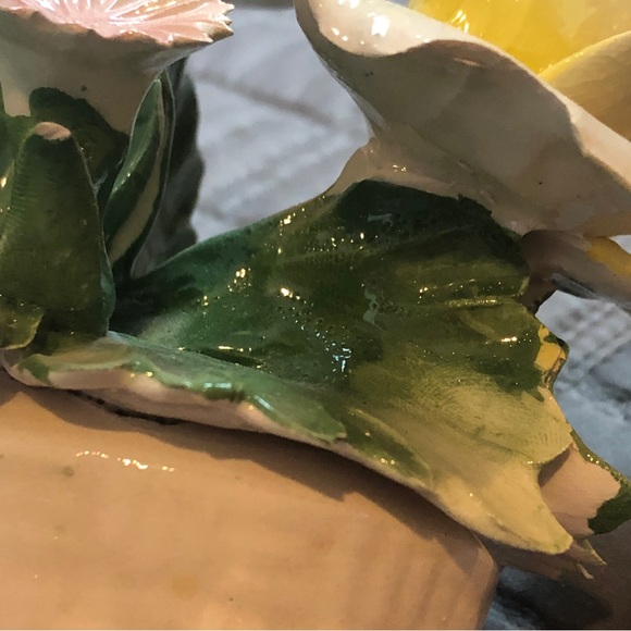 Capidimonte Baonu I.I.E. Exclusive Porcelain Bouquet Delicate EUC Vintage - Picture 10 of 13